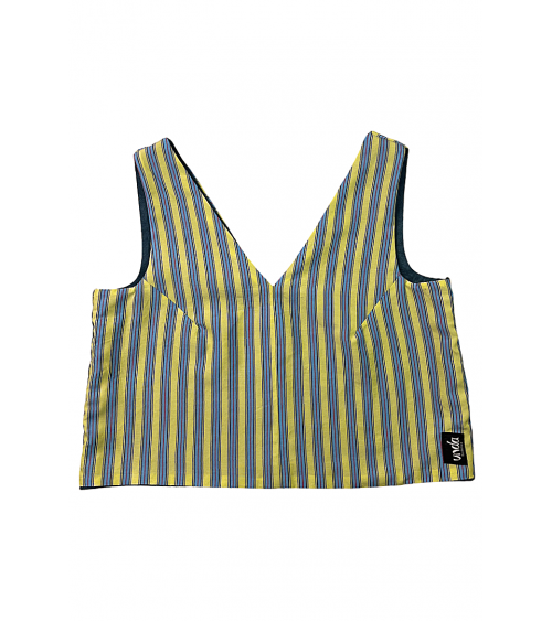 Trees to Seas - Reversible V-Neck Top